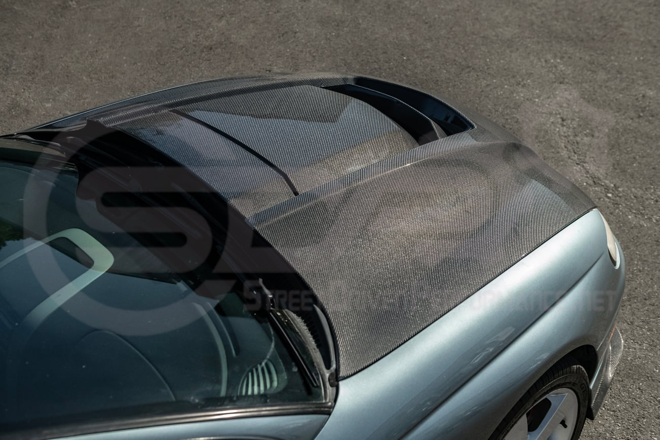 2004-2006 PONTIAC GTO | ZR1 STYLE CARBON FIBER FRONT VENTED COWL HOOD
